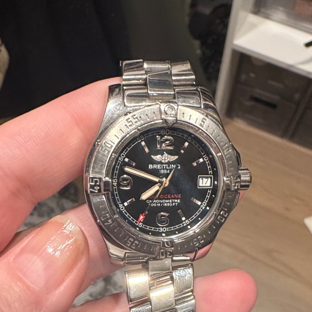 Breitling Colt Oceane steel quartz women's watch A77380 - Picture 2 of 5